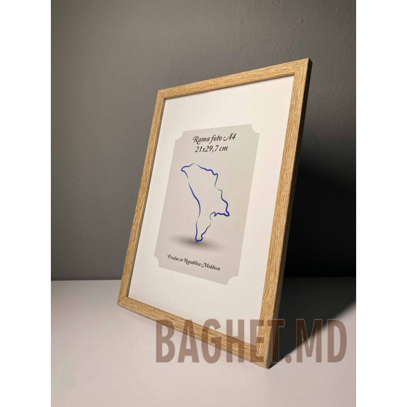 Buy A4 size photo frame (21x29.7cm) Luciano Brown colour online at Baghet.md