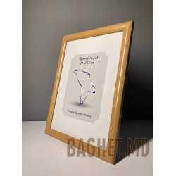 Buy A4 size photo frame (21x29.7cm)  Florentino Brown colour online at Baghet.md