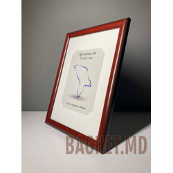 Buy A4 size photo frame (21x29.7cm)  Leandro Brown colour online at Baghet.md