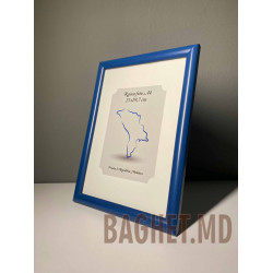 Buy A4 size photo frame (21x29.7cm) Nicodemos Blue colour online at Baghet.md