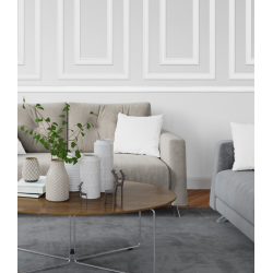 Elegant decorative molding 120-114 white from Baghet.md - a stylish accent for your walls