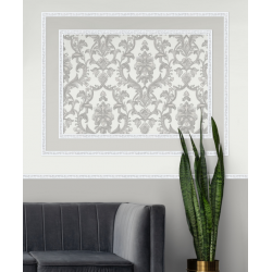 Elegant decorative molding 130-114 white from Baghet.md - a stylish accent for your walls