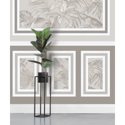 Elegant decorative molding 130-20 white from Baghet.md - a stylish accent for your walls