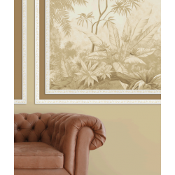 Elegant decorative molding 130-115G white from Baghet.md - a stylish accent for your walls