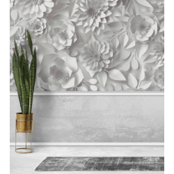 Elegant interior molding, article 101-114 in white color with broze patterns | Baghet.md