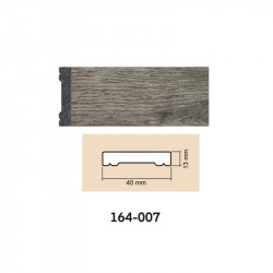 Decorative interior baguette 164-007 (gray) from Baghet.md - a stylish accent for your walls