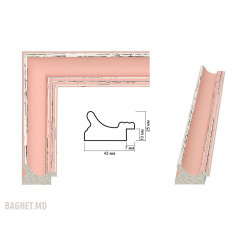 Пластиковый багет Art. 43-02-04 по 2,16 USD на Baghet.md