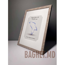 Buy A4 size photo frame (21x29.7cm) Romano Brown colour online at Baghet.md