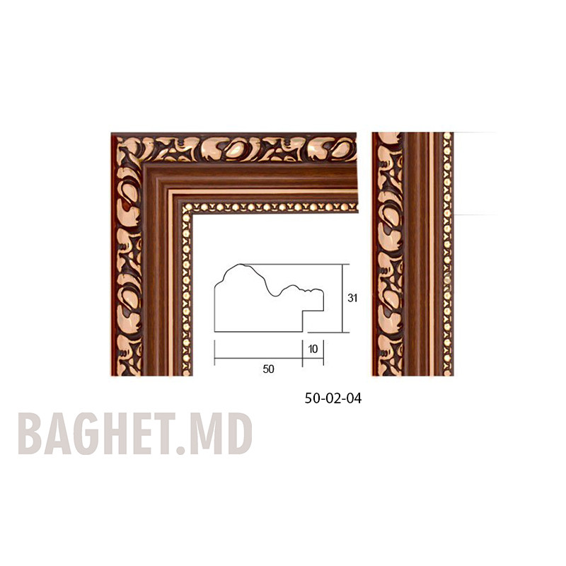 Пластиковый багет Art. 51-02-04 по 3,51 USD на Baghet.md